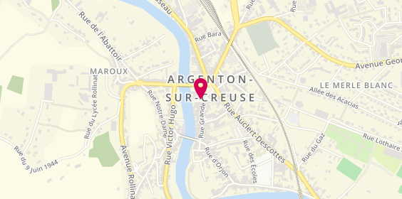 Plan de Mutuelle de Poitiers Assurances, 10 Rue Grande, 36200 Argenton-sur-Creuse