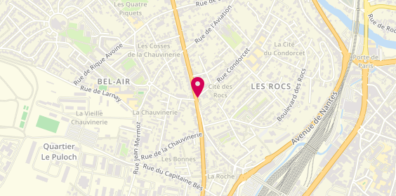 Plan de EI Etourneau Florian, 90 Rue de la Roche, 86000 Poitiers