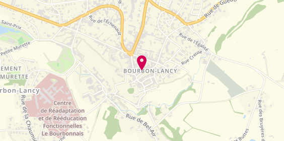 Plan de Allianz Assurance BOURBON LANCY - Jean-yves GUICHARD, 20 Rue du 8 Mai 1945, 71140 Bourbon-Lancy