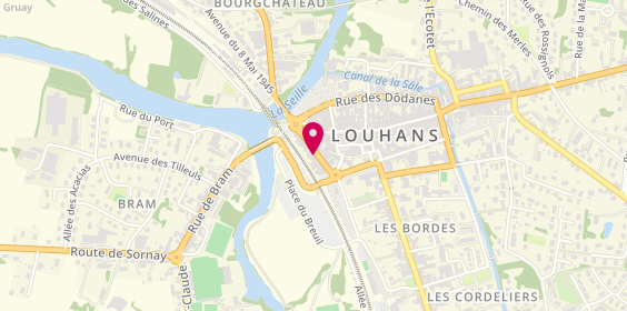 Plan de Groupama, 18 Rue Lucien Guillemaut, 71500 Louhans