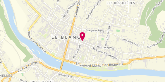 Plan de AXA, 2 Rue Sainte-Catherine, 36300 Le Blanc