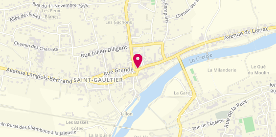 Plan de MMA, 38 Rue Grande, 36800 Saint-Gaultier