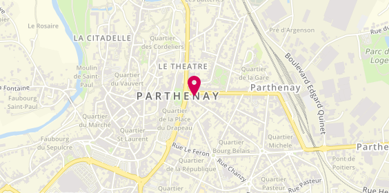 Plan de MAAF Assurances PARTHENAY, 2 avenue du Général de Gaulle, 79200 Parthenay