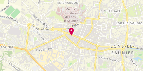 Plan de Amellis Mutuelles, 21 Rue Lecourbe, 39570 Lons-le-Saunier