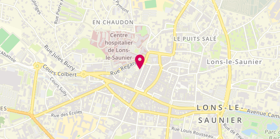 Plan de AESIO mutuelle, 8 Rue Lafayette, 39000 Lons-le-Saunier