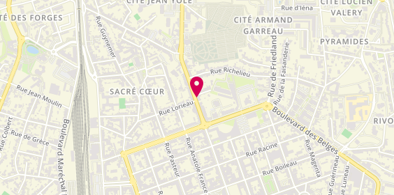 Plan de MAAF Assurances LA ROCHE SUR YON, 26 Rue du Maréchal Ney, 85000 La Roche-sur-Yon