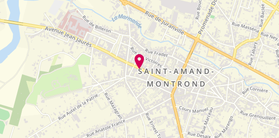 Plan de MAAF Assurances ST AMAND MONTROND, 49 Rue Henri Barbusse, 18200 Saint-Amand-Montrond