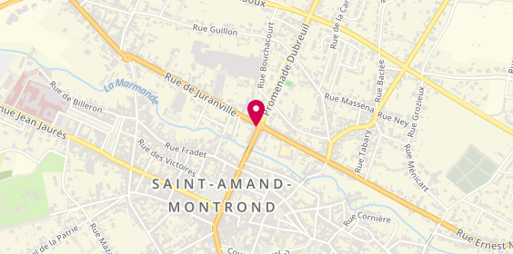 Plan de POTRON David, 48 Rue Nationale, 18200 Saint-Amand-Montrond