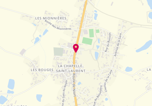 Plan de Mutuelle de Poitiers Assurances - Pierre GUILLAUME, 26 Route de Bressuire, 79430 La Chapelle-Saint-Laurent