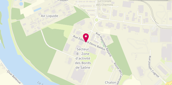 Plan de Allianz Expertise et Conseil, parc d'Activité des Bords de Saô 3 George Eastman, 71100 Chalon-sur-Saône