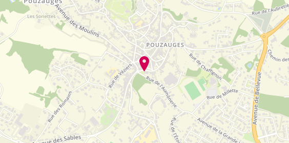 Plan de Agence Groupama Pouzauges, 4 Rue Catherine de Thouars, 85700 Pouzauges