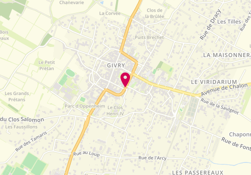 Plan de Groupama, Boulevard de Verdun, 71640 Givry