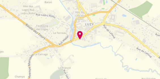 Plan de Luzy, 2 Place du 11 Novembre, 58170 Luzy