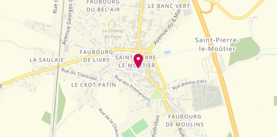 Plan de EI Loic Bourgeot, 11 place de l'Église, 58240 Saint-Pierre-le-Moûtier