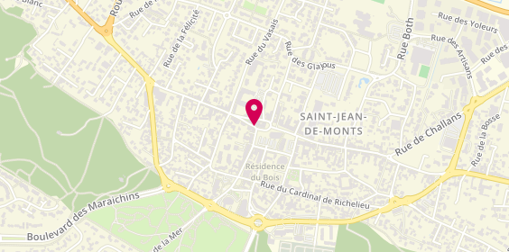 Plan de Groupama, 8 Rue du Commerce, 85160 Saint-Jean-de-Monts