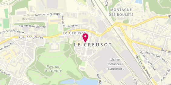 Plan de MAAF Assurances LE CREUSOT, 22 Boulevard Henri Paul Schneider, 71200 Le Creusot