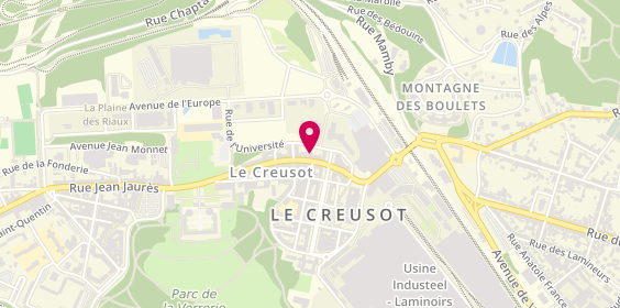 Plan de Clerc Assurances, 31 Rue du Maréchal Leclerc, 71200 Le Creusot