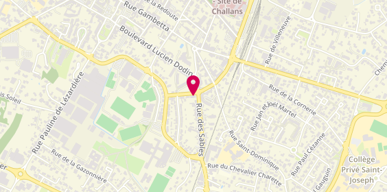 Plan de Allianz Assurance CHALLANS - Laurent MORNET, 12 Rue de la Grenonnière, 85300 Challans