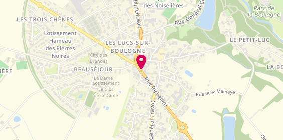 Plan de Allianz Assurance LA ROCHE SUR YON - Jean-rene THOMAS & Mélanie LAURENT, 7 Rue Richelieu, 85170 Les Lucs-sur-Boulogne