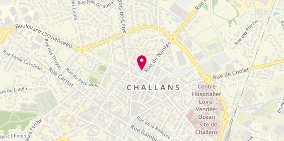 Plan de Agence Groupama Challans, 7 Rue de Nantes, 85300 Challans