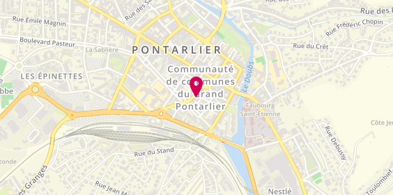 Plan de Allianz, 1 Rue Tissot, 25300 Pontarlier