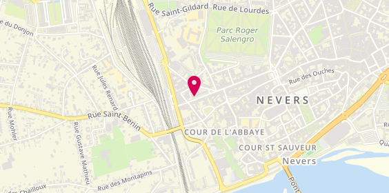 Plan de GMF Assurances NEVERS, 42 avenue Général de Gaulle, 58000 Nevers