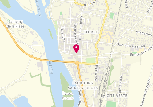 Plan de Allianz Seurre - Bruno Roche, 96 Rue de la République, 21250 Seurre