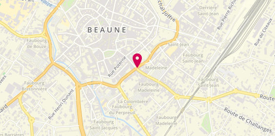 Plan de AESIO mutuelle, 3 Rue du Faubourg Madeleine, 21200 Beaune