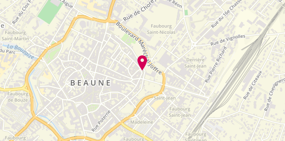 Plan de AXA Assurance et Banque GRANGER Alexis, 4 Rue Eugène Spuller, 21200 Beaune