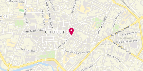 Plan de GMF Assurances CHOLET, 60 Rue Saint-Pierre, 49300 Cholet