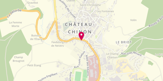 Plan de Groupama, 5 Rue de Nevers, 58120 Château-Chinon (Ville)