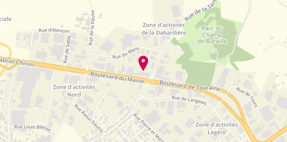 Plan de MLC Mutuelle, 1 Rue de la Sarthe, 49300 Cholet