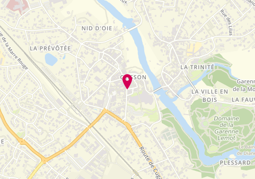 Plan de Les Mutuelles Ligériennes - Agence de Clisson, 11 Rue du Minage, 44190 Clisson