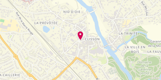 Plan de Agence de Clisson, 5 place du Connétable, 44190 Clisson