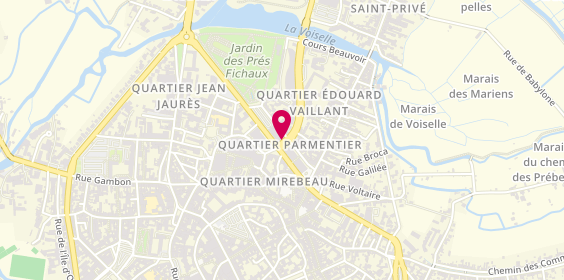 Plan de MATH-PREVARIS Mutuelle & assurances, 10 Rue Parmentier, 18000 Bourges