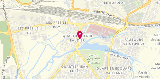 Plan de Allianz Assurance BOURGES LECLERC - Cédric THUAU, 2 Rue Taillegrain, 18000 Bourges