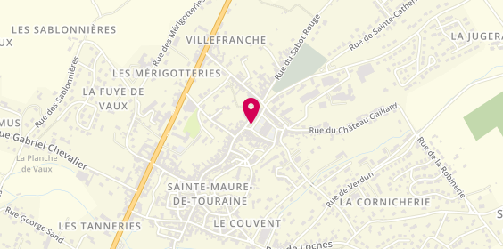Plan de Verget Paillon, 3 place du Maréchal Leclerc, 37800 Sainte-Maure-de-Touraine