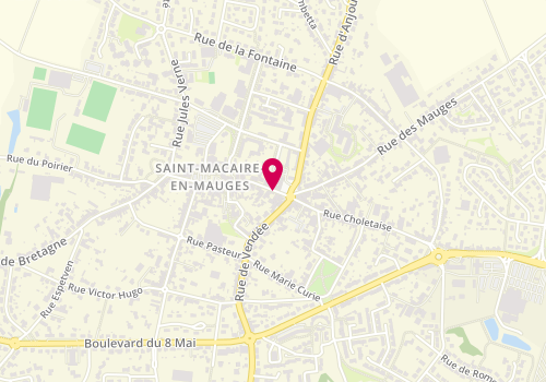 Plan de Mutuelle de Poitiers Assurances, 7 Rue du Commerce, 49450 Sèvremoine