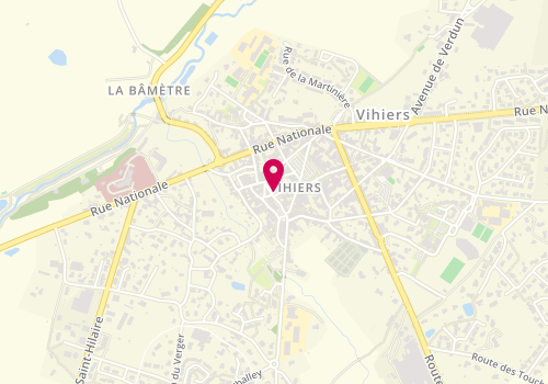 Plan de Mutuelle de Poitiers Assurance, 20 Rue Beaurepaire, 49310 Lys-Haut-Layon