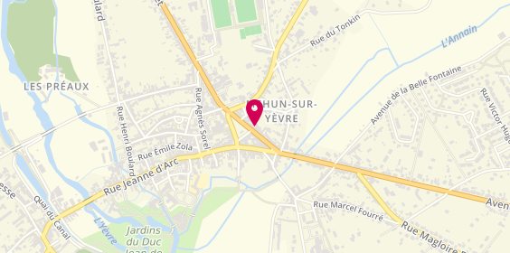 Plan de Mutuelle de Poitiers Assurances, 1 avenue Raoul Aladenize, 18500 Mehun-sur-Yèvre