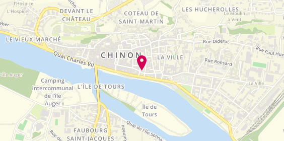 Plan de Allianz Assurance CHINON - Cabinet GAUVIN & MONORY, 46 Bis Rue Rabelais, 37500 Chinon