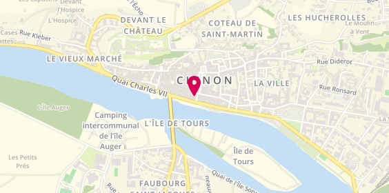 Plan de Cap'Assur - Agence Mma Chinon, 7 Rue Neuve de l'Hôtel de Ville, 37500 Chinon