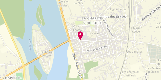 Plan de Billet Gl Assurances, 7 Grande Rue, 58400 La Charité-sur-Loire