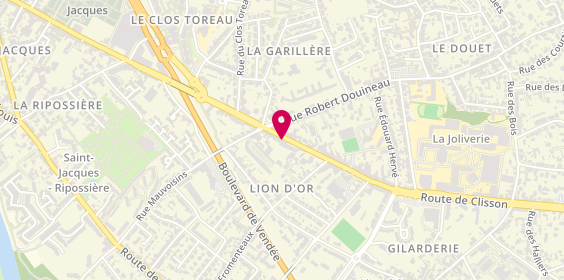 Plan de Agence Nantes Lion d'Or, 62-64 Route de Clisson, 44200 Nantes