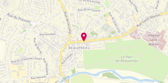 Plan de Agence de Beaupreau, 26 Rue Marechal Foch, 49600 Beaupréau-en-Mauges