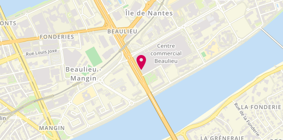 Plan de Agence de Beaulieu, 1 Boulevard Général de Gaulle, 44200 Nantes