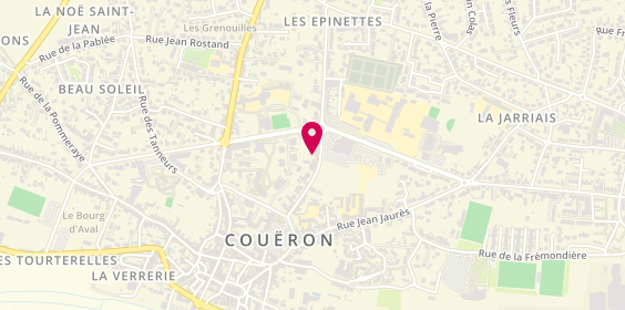 Plan de Agence de Coueron, 17 Rue Alexandre Olivier, 44220 Couëron