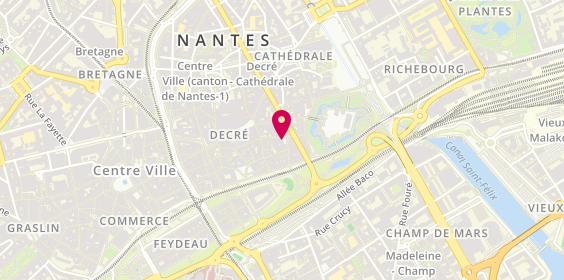 Plan de Mutuelle des Cheminots Region Nantes, 4 Place des Jacobins, 44000 Nantes