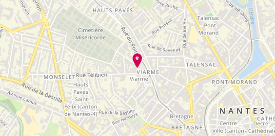 Plan de Agence Groupama Nantes Viarme, 25 place Viarme, 44000 Nantes