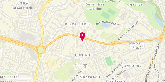 Plan de Allianz Assurance NANTES VALLEE DE l'ERDRE - Allianz Agences, 25 Rue de la Prière, 44100 Nantes